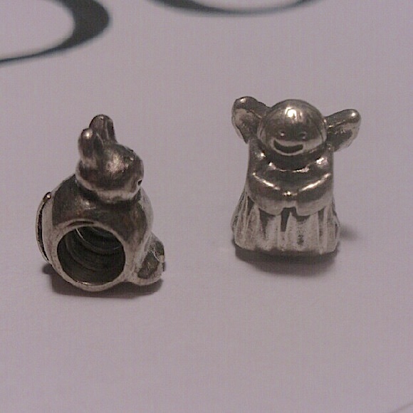 PANDORA | Authentic Charms 6 PCS 🍀👼🏻💖🐰 - Picture 4 of 4